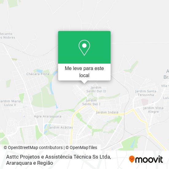 Asttc Projetos e Assistência Técnica Ss Ltda mapa