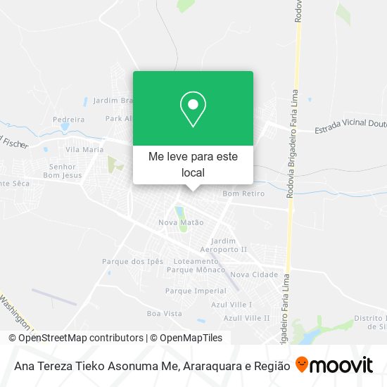 Ana Tereza Tieko Asonuma Me mapa