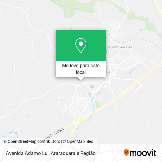 Avenida Adamo Lui mapa