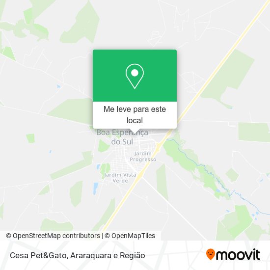 Cesa Pet&Gato mapa