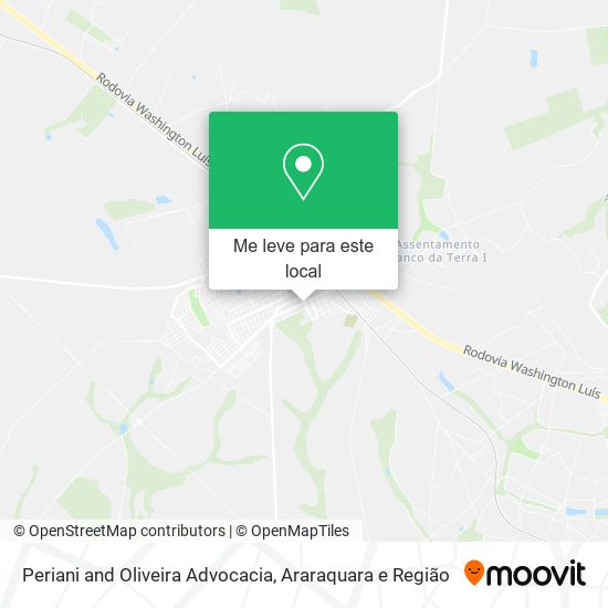 Periani and Oliveira Advocacia mapa