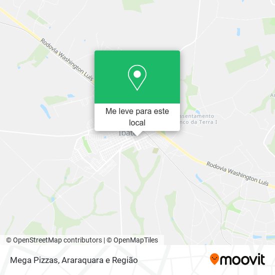 Mega Pizzas mapa