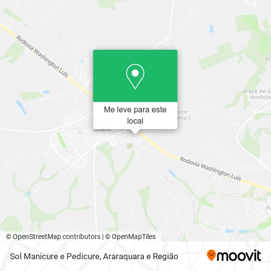 Sol Manicure e Pedicure mapa