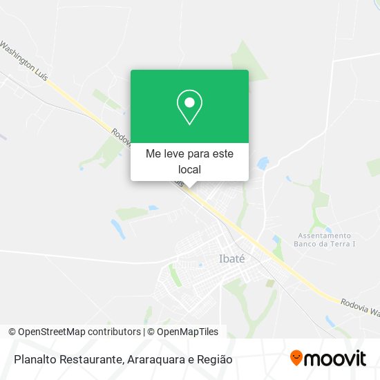 Planalto Restaurante mapa