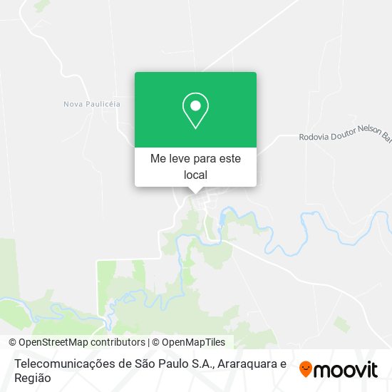 Telecomunicações de São Paulo S.A. mapa