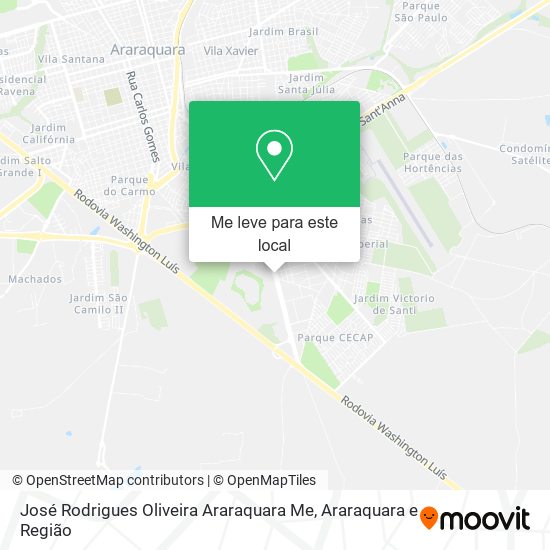 José Rodrigues Oliveira Araraquara Me mapa