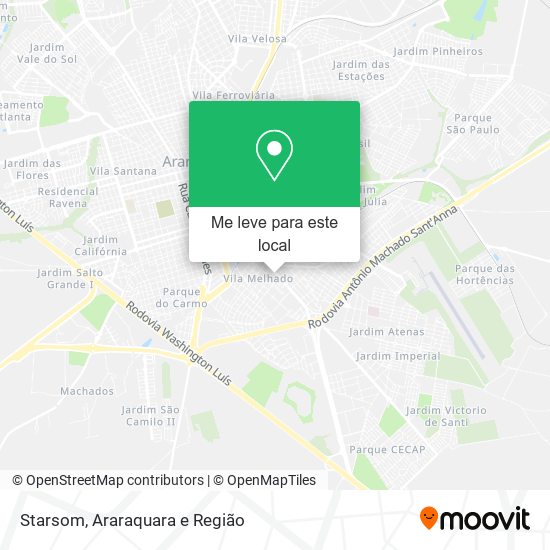Starsom mapa