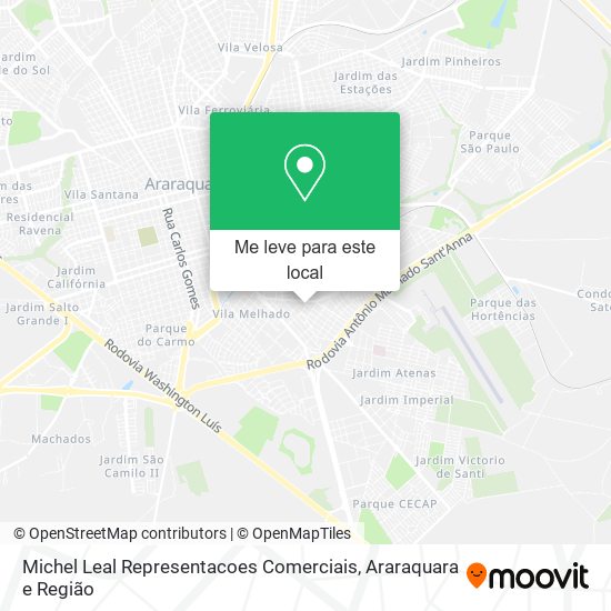 Michel Leal Representacoes Comerciais mapa