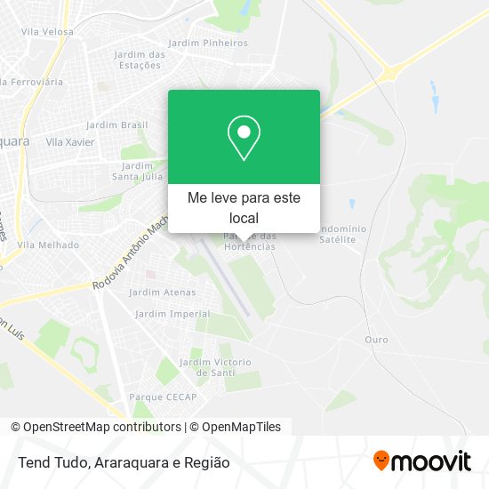Tend Tudo mapa