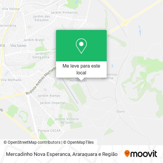 Mercadinho Nova Esperanca mapa