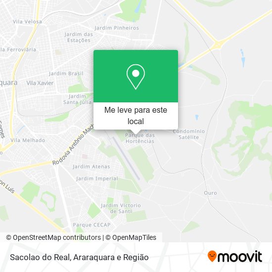 Sacolao do Real mapa