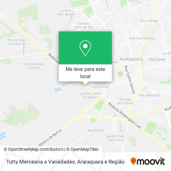 Tutty Mercearia e Variedades mapa