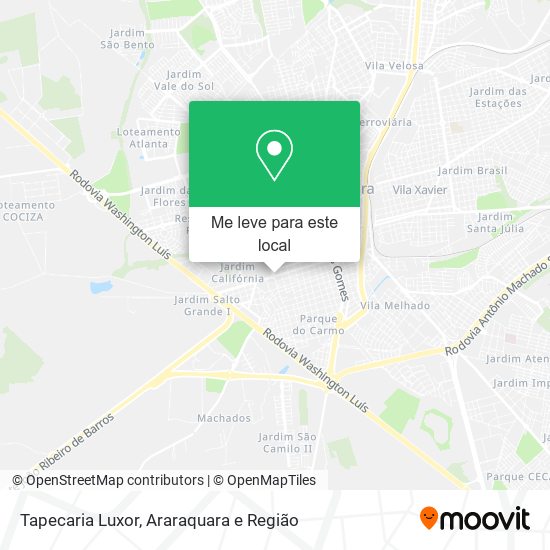 Tapecaria Luxor mapa
