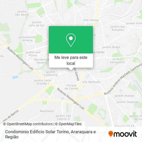 Condominio Edificio Solar Torino mapa
