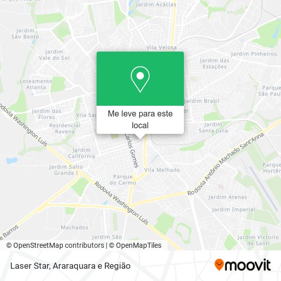 Laser Star mapa
