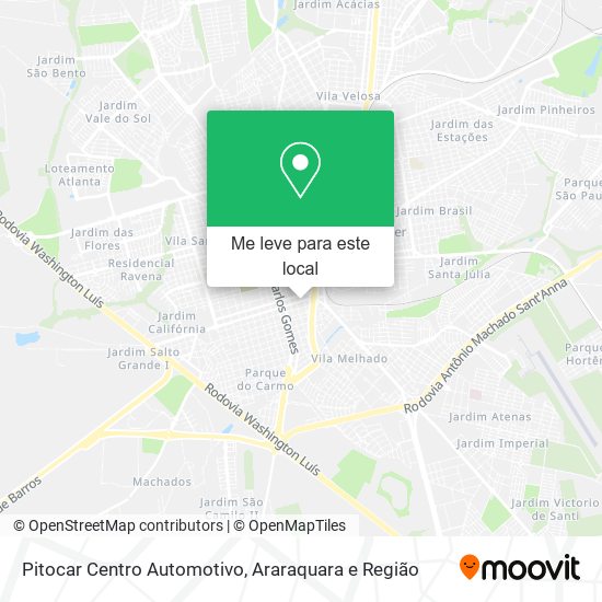 Pitocar Centro Automotivo mapa