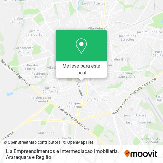 L a Empreendimentos e Intermediacao Imobiliaria mapa