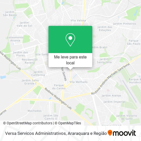Versa Servicos Administrativos mapa