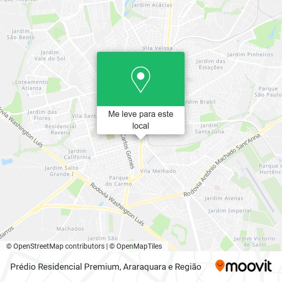 Prédio Residencial Premium mapa