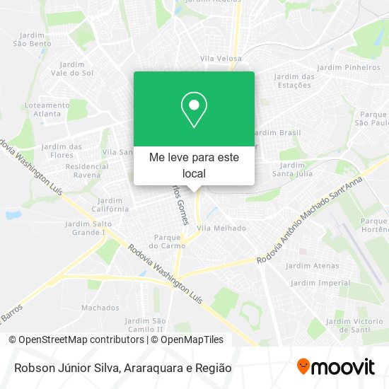Robson Júnior Silva mapa