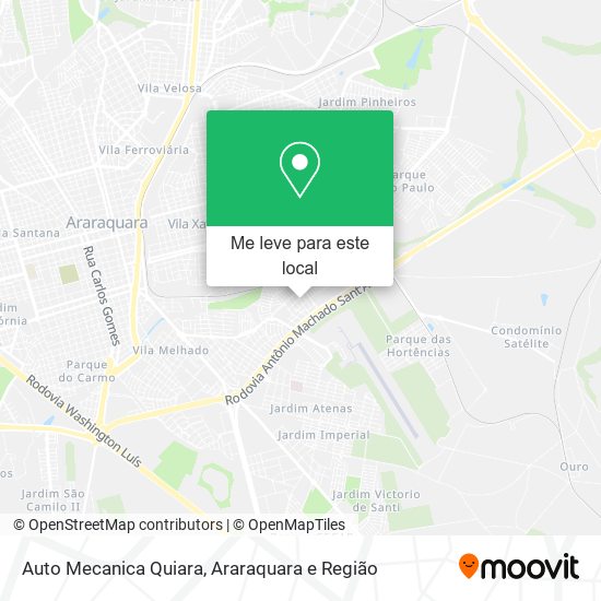 Auto Mecanica Quiara mapa