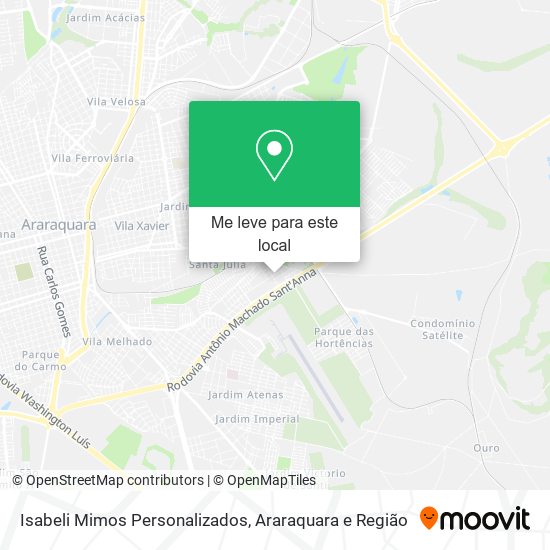 Isabeli Mimos Personalizados mapa