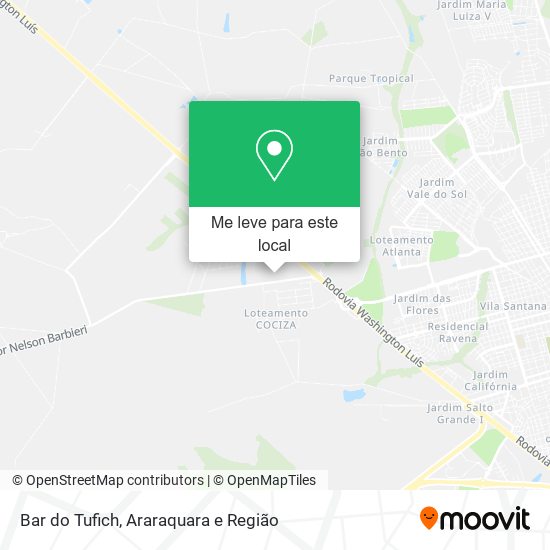 Bar do Tufich mapa