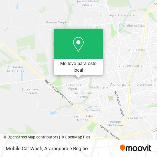 Mobile Car Wash mapa