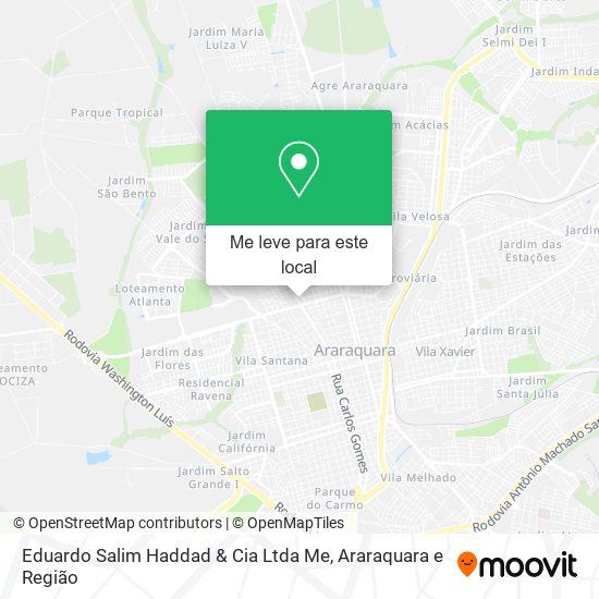 Eduardo Salim Haddad & Cia Ltda Me mapa