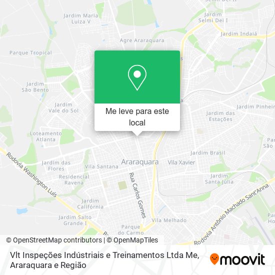 Vlt Inspeções Indústriais e Treinamentos Ltda Me mapa