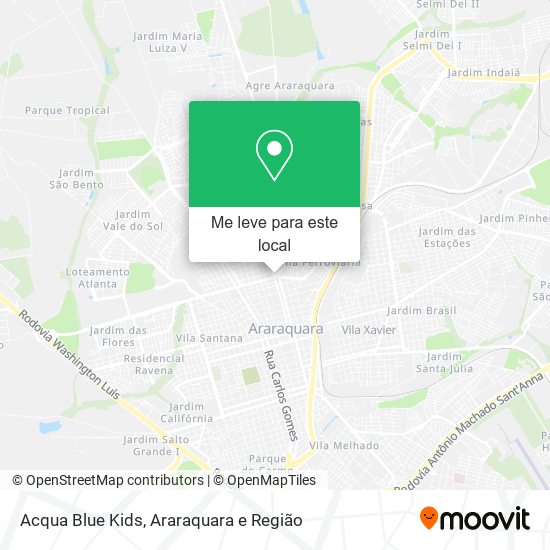 Acqua Blue Kids mapa