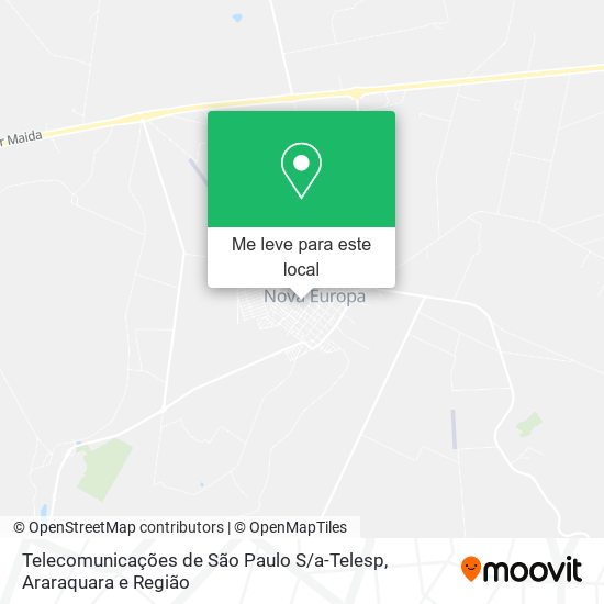 Telecomunicações de São Paulo S / a-Telesp mapa