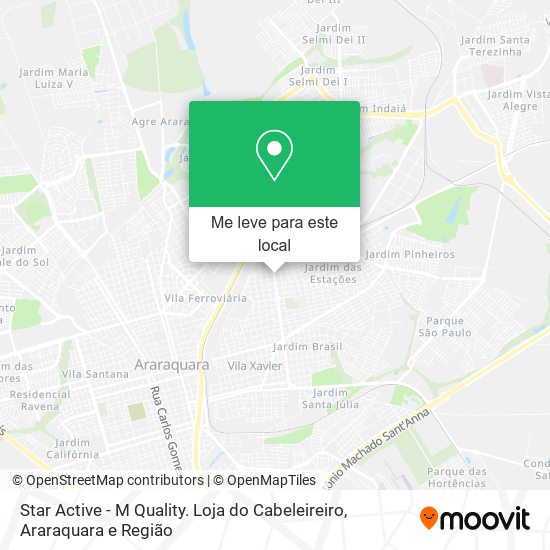 Star Active - M Quality. Loja do Cabeleireiro mapa