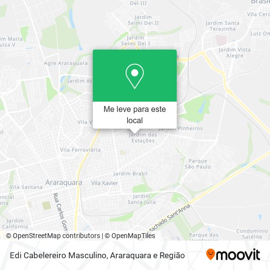 Edi Cabelereiro Masculino mapa