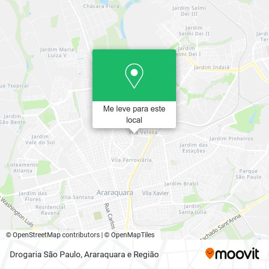 Drogaria São Paulo mapa