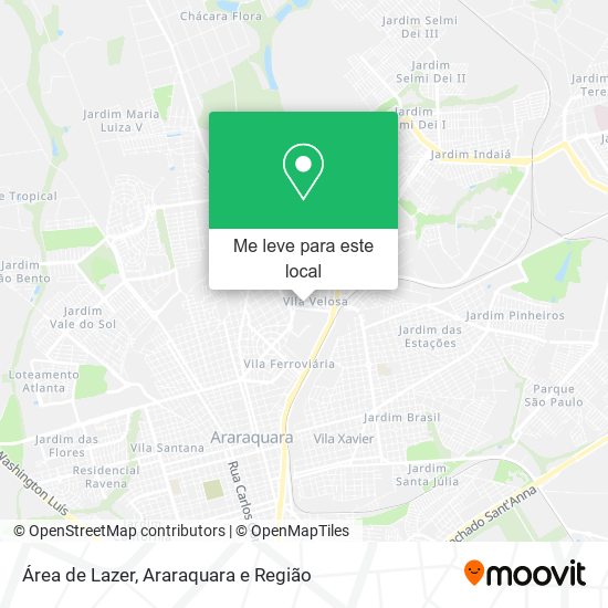 Área de Lazer mapa
