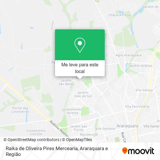 Raika de Oliveira Pires Mercearia mapa