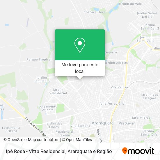 Ipê Rosa - Vitta Residencial mapa