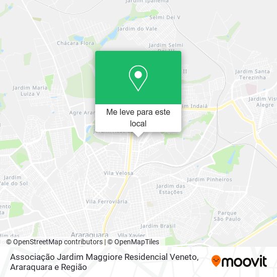 Associação Jardim Maggiore Residencial Veneto mapa