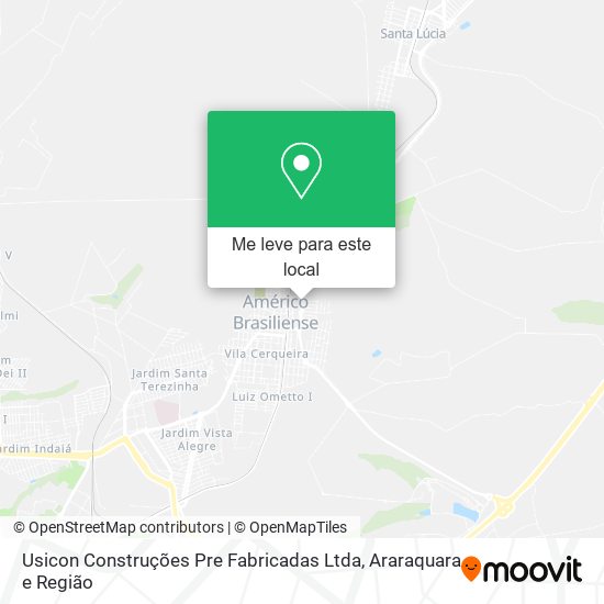 Usicon Construções Pre Fabricadas Ltda mapa