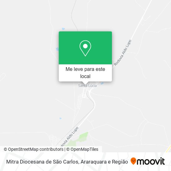 Mitra Diocesana de São Carlos mapa