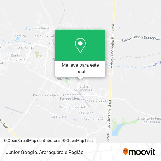 Junior Google mapa