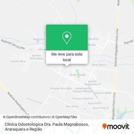 Clínica Odontológica Dra. Paula Magnabosco mapa