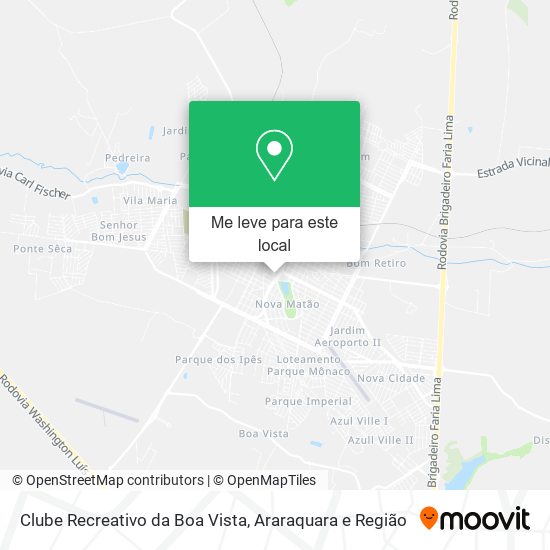 Clube Recreativo da Boa Vista mapa