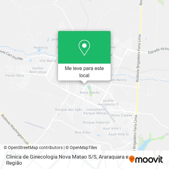 Clinica de Ginecologia Nova Matao S / S mapa