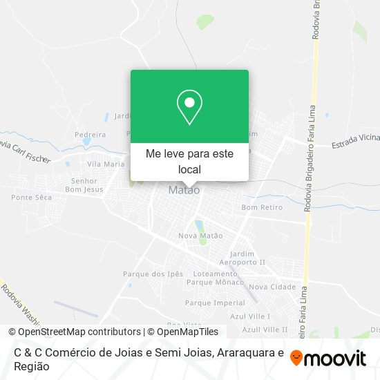 C & C Comércio de Joias e Semi Joias mapa