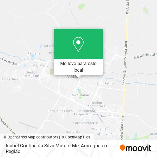 Isabel Cristina da Silva Matao- Me mapa