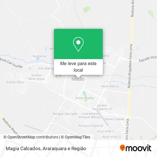 Magia Calcados mapa