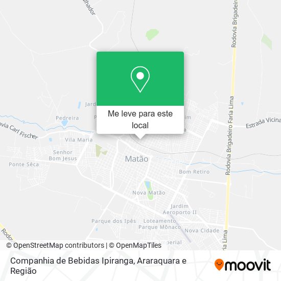 Companhia de Bebidas Ipiranga mapa