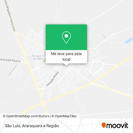 São Luís mapa